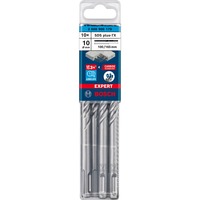 Bosch Expert Broca para martillo SDS plus-7X, Taladro Martillo perforador, Hammer drill bit, 1 cm, 165 mm, Concreto, Piedra, 10 cm
