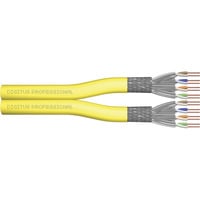 Digitus Cable de instalación profesional Cat.7a S/FTP dúplex amarillo