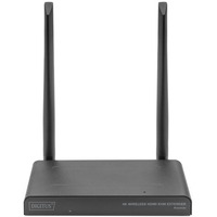 Digitus Receptor HDMI inalámbrico, Alargador de HDMI negro