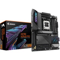 GIGABYTE X870E AORUS PRO Placa Base - Compatible con CPUs AMD Ryzen 9000, 16+2+2 fases VRM digitales, hasta 8000MHz DDR5 (OC), 3xPCIe 5.0 + 1xPCIe 4.0, Wi-Fi 7, LAN 2.5GbE, USB 4 negro, 16+2+2 fases VRM digitales, hasta 8000MHz DDR5 (OC), 3xPCIe 5.0 + 1xPCIe 4.0, Wi-Fi 7, LAN 2.5GbE, USB 4, AMD, Zócalo AM5, AMD Ryzen 7000 Series, AMD Ryzen 8000 Series, AMD Ryzen 9000 Series, Zócalo AM5, 256 GB, DDR5-SDRAM
