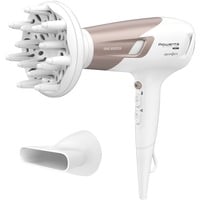 Rowenta Studio Dry CV5830 secador 2300 W Beige, Blanco, Secador de pelo negro/Oro rojo, CC, Beige, Blanco, Monocromo, Plástico, Con agujero en la empuñadura para colgar, 1,8 m
