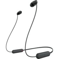 Sony WI-C100 Auriculares Inalámbrico Dentro de oído Llamadas/Música Bluetooth Negro negro, Inalámbrico, Llamadas/Música, 20 - 20000 Hz, 20 g, Auriculares, Negro