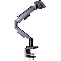 Thermaltake Soporte para monitor de juego RGB individual, Soporte de monitor negro
