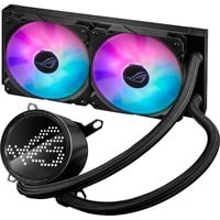 ASUS ROG Ryuo III 240 ARGB Procesador Kit de refrigeración líquida 12 cm Negro, Refrigeración por agua negro, Kit de refrigeración líquida, 12 cm, 2200 RPM, Negro