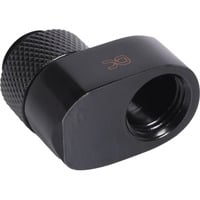 Alphacool Carámbano 16mm acoplamiento giratorio G1/4 macho a G1/4 hembra, Conexión negro