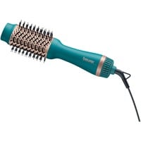 Beurer Cepillo 2 en 1 para volumen y secado de cabello HC 45, Secador de pelo Menta/Oro rojo