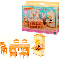 EPOCH Sylvanian Families - Comedor de casa de campo, Juegos de construcción 
