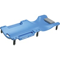GEDORE tabla rodante de plástico, Tumbona con ruedas azul