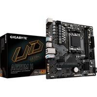 GIGABYTE A620M H Placa base - Soporta CPUs AMD Ryzen 8000, VRM digital de 5+2+2 fases, hasta 7200MHz DDR5 (OC), 1xPCIe 4.0 M.2, LAN GbE, USB 3.2 Gen 1 VRM digital de 5+2+2 fases, hasta 7200MHz DDR5 (OC), 1xPCIe 4.0 M.2, LAN GbE, USB 3.2 Gen 1, AMD, Zócalo AM5, AMD Ryzen 7000 Series, Zócalo AM5, 96 GB, DDR5-SDRAM
