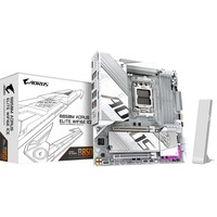 GIGABYTE B850M AORUS ELITE WIFI6E ICE Placa Base - Procesadores AMD Ryzen Serie 9000, 12+2+1 fases VRM digitales, hasta 8200MHz DDR5 (OC), 1xPCIe 5.0 + 1xPCIe 4.0 M.2, LAN 2.5, WIFI 7, USB 3.2 Gen 2 plateado/blanco, 12+2+1 fases VRM digitales, hasta 8200MHz DDR5 (OC), 1xPCIe 5.0 + 1xPCIe 4.0 M.2, LAN 2.5, WIFI 7, USB 3.2 Gen 2, AMD, Zócalo AM5, AMD Ryzen 7000 Series, AMD Ryzen 8000 Series, AMD Ryzen 9000 Series, Zócalo AM5, DDR5-SDRAM, 256 GB