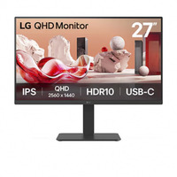LG 27BA65QB-B, Monitor LED negro