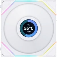 Lian Li UNI FAN TL120 LCD, Ventilador blanco, Reverse Blade, 124 mm