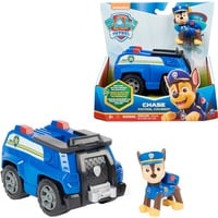 Spin Master Patrulla Canina - Coche POLICÍA Y Figura Chase - Coche de 15 cm con 1 Figura Chase - Patrulla Canina Juguetes - 6069059 - Juguetes Niños 3 Años +, Vehículo de juguete azul, PAW Patrol Patrulla Canina - Coche POLICÍA Y Figura Chase - Coche de 15 cm con 1 Figura Chase - Patrulla Canina Juguetes - 6069059 - Juguetes Niños 3 Años +, Coche de policía, PAW Patrol, 3 año(s), Plástico, Negro, Azul, Blanco