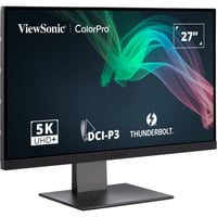 ViewSonic VP2788-5K pantalla para PC 68,6 cm (27") 5120 x 2880 Pixeles 5K Ultra HD LED Negro, Monitor LED negro, 68,6 cm (27"), 5120 x 2880 Pixeles, 5K Ultra HD, LED, 5 ms, Negro