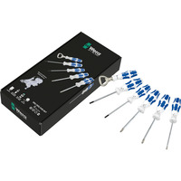 Wera 350/355/335/367 Set de destornilladores edición especial "Delfter Blau", 6 piezas blanco/Azul