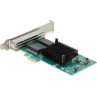 DeLOCK PCI Express x1 a 4 x RJ45 Gigabit LAN i350, Adaptador de red 