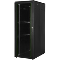 Digitus Armarios Rack, Armario IT negro, Rack o bastidor independiente, 42U, 800 kg, Patas ajustables, Gestión de cables, 152 kg