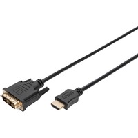Digitus Cable adaptador HDMI > DVI-D negro