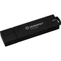 Kingston IronKey 32GB D500S FIPS 140-3 Lvl 3 AES-256, Lápiz USB 32 GB, USB tipo A, 3.2 Gen 1 (3.1 Gen 1), 260 MB/s, Tapa, Negro