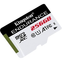 Kingston SDCE/256GB memoria flash MicroSDXC UHS-I Clase 10, Tarjeta de memoria blanco/Negro, 256 GB, MicroSDXC, Clase 10, UHS-I, 95 MB/s, 45 MB/s