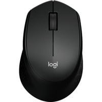 Logitech M330 SILENT PLUS, Ratón negro, mano derecha, Mecánico, RF inalámbrico, 1000 DPI, Negro