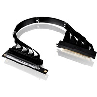 Thermaltake Cable elevador PCI-E 4.0 dual 90° negro