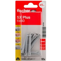 fischer Taco SX Plus 6x50 K, Pasador gris claro
