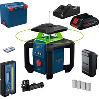 Bosch Rotationslaser GRL18V-4-34CVG Akku ProCORE18V 4.0Ah, Láser rotativo verde, Kit