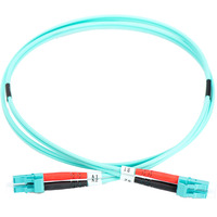 Digitus Cable de parcheo LWL, dúplex, conector LC > LC, multimodo OM3 turquesa