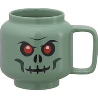 Room Copenhagen LEGO Taza de cerámica Pequeño esqueleto verde gris-verde