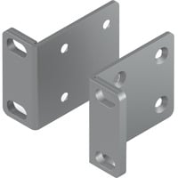 Ubiquiti Kit de orejas para rack UACC-Rack-Ear-1U, Soporte plateado