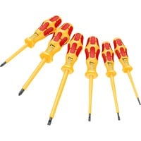 Wera 1060 i/1065 i/6 Juego de destornilladores Kraftform VDE amarillo/Rojo