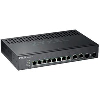 Zyxel GS2220-10-EU0101F switch Gestionado L2 Gigabit Ethernet (10/100/1000) Negro, Interruptor/Conmutador Gestionado, L2, Gigabit Ethernet (10/100/1000), Montaje en rack