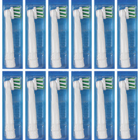 Braun CrossAction 12 pieza(s) Blanco, Cabezal de cepillo blanco, 12 pieza(s), Blanco, 3 mes(es), Oral-B, Caja