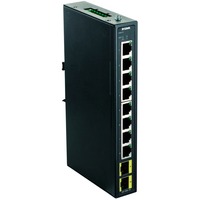 D-Link DIS-100G-10S switch No administrado Gigabit Ethernet (10/100/1000) DIN rail Negro, Interruptor/Conmutador No administrado, Gigabit Ethernet (10/100/1000), DIN rail