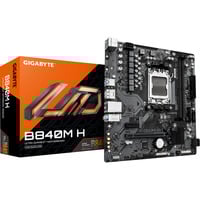 GIGABYTE B840M H, Placa base negro/Gris