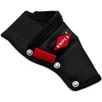 KNIPEX Riñonera multiusos, Funda negro/Rojo