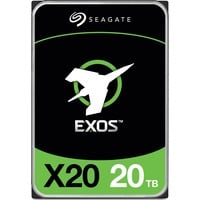 Seagate Exos X20 20 TB, Unidad de disco duro 3.5", 20000 GB, 7200 RPM