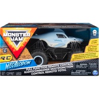 Spin Master MONSTER JAM - COCHE TELEDIRIGIDO MEGALODÓN - Coche RC Monster Truck Megalodon a Escala 1:24 - 2.4GHZ hasta 76m - 6044952 - Juguetes Niños 4 Años +, Radiocontrol celeste, Monster Jam - COCHE TELEDIRIGIDO MEGALODÓN - Coche RC Monster Truck Megalodon a Escala 1:24 - 2.4GHZ hasta 76m - 6044952 - Juguetes Niños 4 Años +, Monster truck, 1:24, 4 año(s)