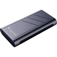 Verbatim TurboMetal SSD USB4 2TB USB Tipo C USB4 Gen 2x2 Plata, Unidad de estado sólido 2 TB, USB Tipo C, USB4 Gen 2x2, 3700 MB/s, 40 Gbit/s, Plata