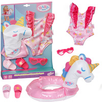 ZAPF Creation BABY born Swim Set Unicorn 43cm, Accesorios para muñecas BABY born Swim Set Unicorn 43cm, Ropa de baño de muñeca, 3 año(s)