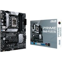 ASUS PRIME B660-PLUS D4 Intel B660 LGA 1700 ATX, Placa base Intel, LGA 1700, Intel® Celeron®, Intel® Core™ i3, Intel® Core™ i5, Intel® Core™ i7, Intel® Core™ i9,..., LGA 1700, DDR4-SDRAM, 128 GB