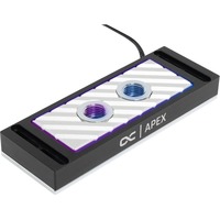 Alphacool Apex RAM X4 Water Cooler Silver, Refrigeración por agua negro/Plateado