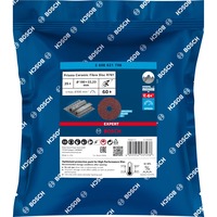 Bosch X-LOCK Expert R781 disco abrasivo de fibra cerámica Prisma, Ø 180mm, K60, Rueda de esmeril 