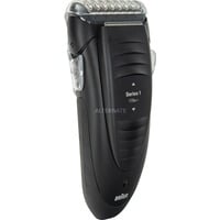 Braun Series 1 -170 Máquina de afeitar de láminas Recortadora Negro negro/Negro, Máquina de afeitar de láminas, Negro, Corriente alterna, 100-240 V, 293 g, 45,5 mm