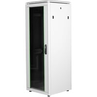 Digitus Armario de red de la serie Unique - 600 x 600 mm (an. x pr.), Armario IT gris claro, Rack o bastidor independiente, 800 kg, Gris