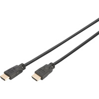 Digitus Cable de conexión HDMI Premium High Speed, con Ethernet, UHD 4K negro