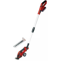 EINHELL Power X-Change tijera de césped / tijera para arbustos a batería GE-CG 18/100 Li T, 18 Voltios, Podadora rojo/Negro