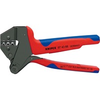 KNIPEX Alicates de engaste sistema 97 43 66 EVO, Crimpadora rojo/Azul