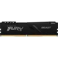 Kingston FURY FURY Beast 32GB 3200MT/s DDR4 CL16 DIMM Black, Memoria RAM negro, 32 GB, 1 x 32 GB, DDR4, 288-pin DIMM